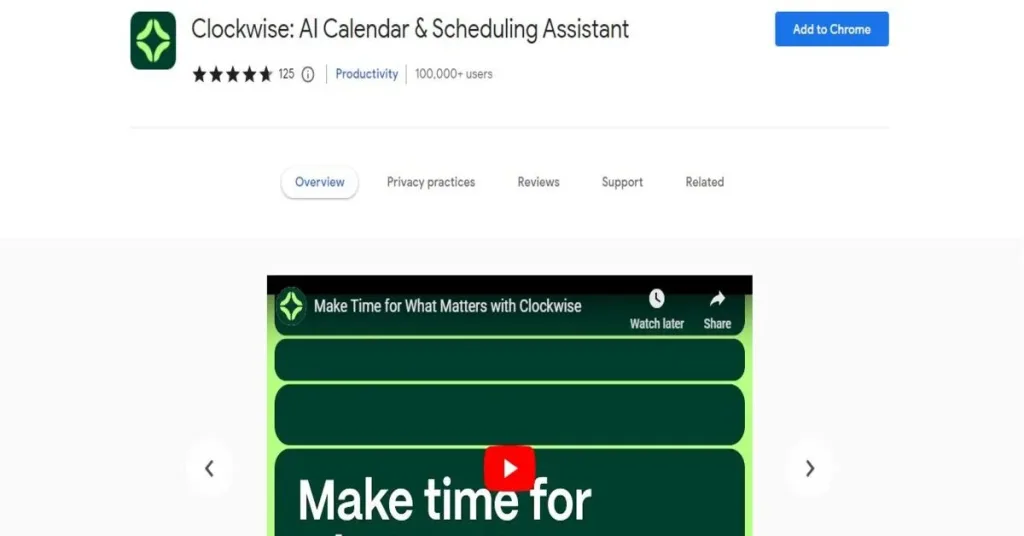 Clock wise Chrome Extension